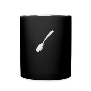 spoon - Full Colour Mug - black - Front