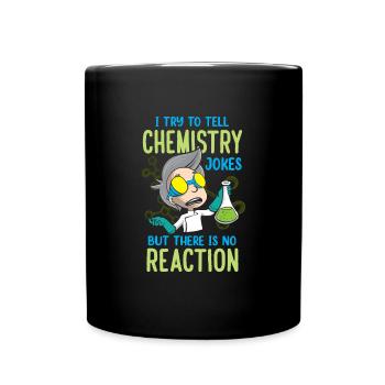 Drôle de scientifique Chimiste Laboratoire Science Chimie - Mug uni - noir - Devant