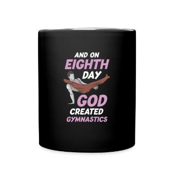 God Gymnastics Aerobic Gymnast - Tasse einfarbig - Schwarz - Vorne
