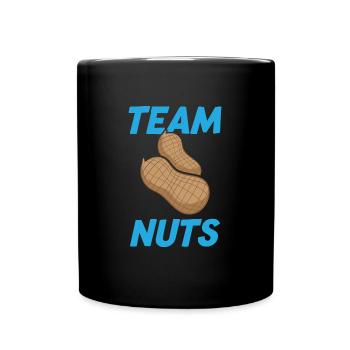 Team Nuts Funny Gender Reveal Boy Matching Family - Tasse einfarbig - Schwarz - Vorne