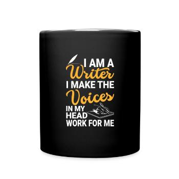I'm A Writer Quote Funny Author Novelist Writing - Full Colour Mug - black - Front