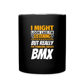 BMX Fun Gift - Full Colour Mug - black - Front