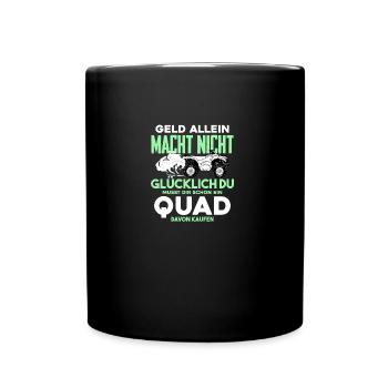 Quad Fahrer Atv Quad Bikes Quad Zubehör Geschenk - Tasse einfarbig - Schwarz - Vorne