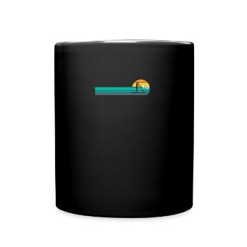 Stand up vintage Stand up Fahrer und Board Paddler - Tasse einfarbig - Schwarz - Vorne