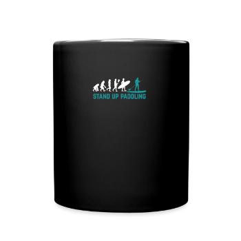 Stand up Paddling Evolution Stand up Paddler sup - Tasse einfarbig - Schwarz - Vorne