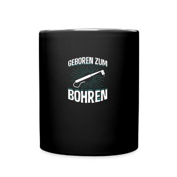 Zahnarzt Spruch lustiges Dentist Motiv Zahn - Tasse einfarbig - Schwarz - Vorne
