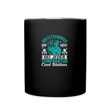 Profession de technicien en climatisation en tant que frigoriste - Mug uni - noir - Devant