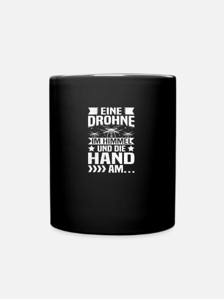 Drohnenfliegen Drohne mit Kamera FPV Race - Tasse einfarbig - Schwarz
