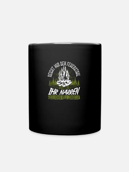 Bushcrafter Bushcraft Rucksack Survival Camping - Tasse einfarbig - Schwarz