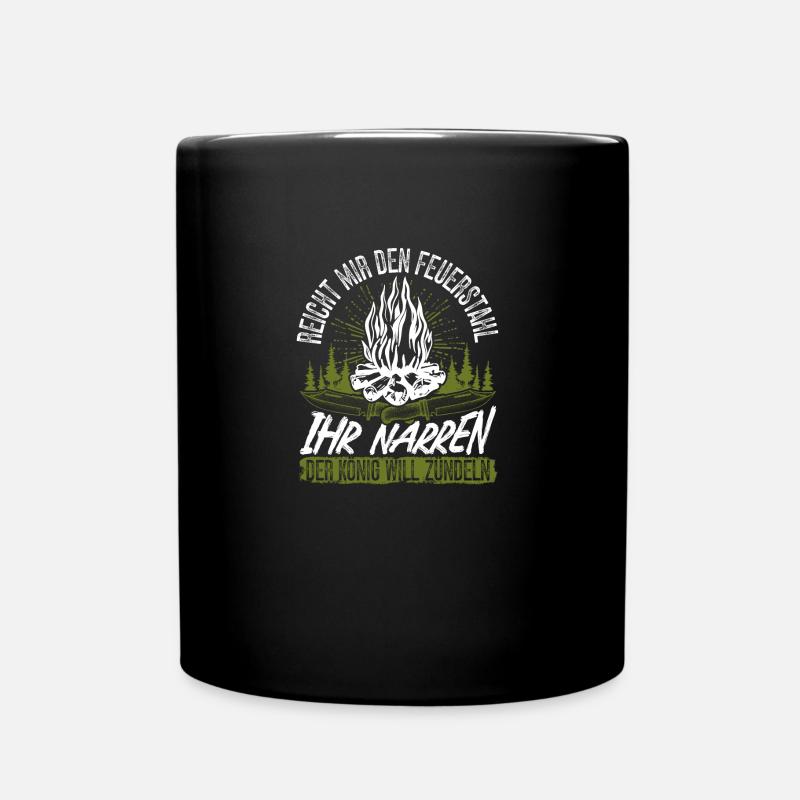 Bushcrafter Bushcraft Rucksack Survival Camping - Tasse einfarbig - Schwarz