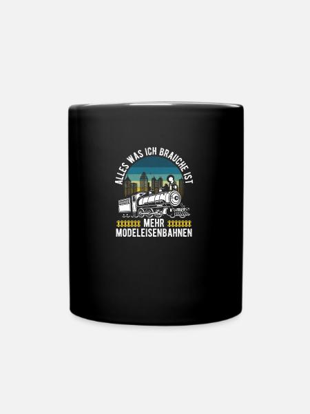 Figurines de modélisme ferroviaire Amateurs de modélisme ferroviaire - Mug uni - noir