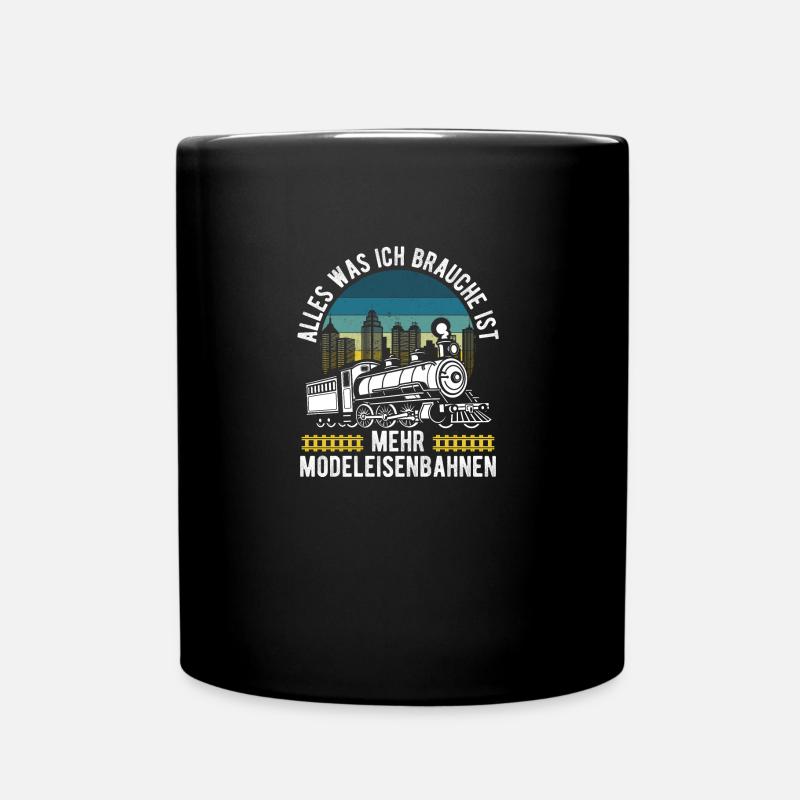 Figurines de modélisme ferroviaire Amateurs de modélisme ferroviaire - Mug uni - noir