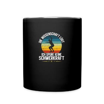 Slacklining without a tree Slackline Accessories Slackliner - Full Colour Mug - black - Front