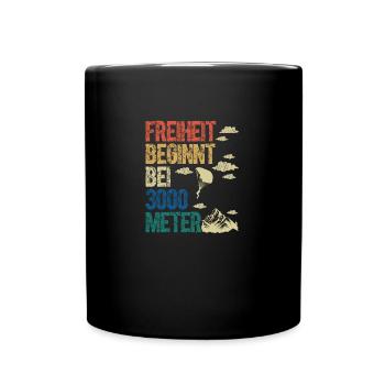 Skydiving Accessories Skydiving - Full Colour Mug - black - Front