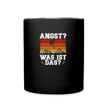 Parachute Skydiving Accessories - Full Colour Mug - black - Front