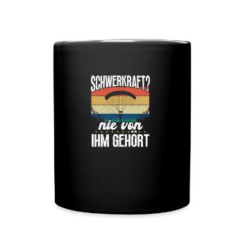Parachuting Accessories Parachutists - Full Colour Mug - black - Front