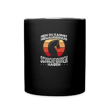 Chess Pieces Board Game Tactics Chess Player - Full Colour Mug - black - Front
