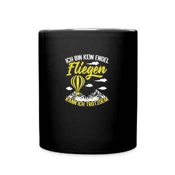 Hot Air Balloon Balloon Crew Ballooning Balloon - Full Colour Mug - black - Front