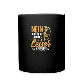 Joueur de bugle Musicien d’instrument Joueur de bugle - Mug uni - noir - Devant