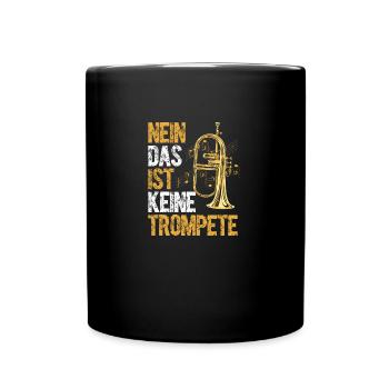 Orchestre de bugles Musiciens d’huile de bugle - Mug uni - noir - Devant