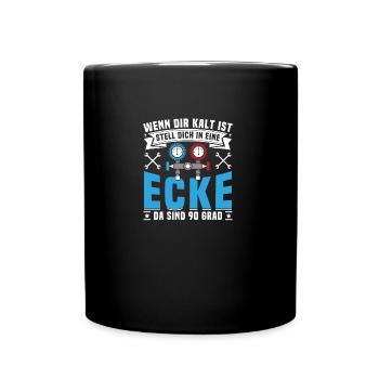 Système de réfrigération pour les techniciens en réfrigération Mécaniciens d’installations - Mug uni - noir - Devant