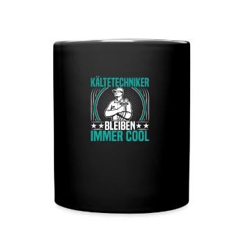 Ajusteur de systèmes frigorifiques, frigoriste, artisan pour - Mug uni - noir - Devant