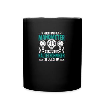Installateur de systèmes de réfrigération pour les techniciens en réfrigération de climatisation - Mug uni - noir - Devant