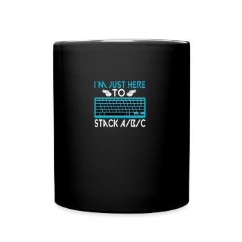 Casque de jeu PC Clavier Console Contrôleur - Mug uni - noir - Devant