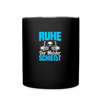 Curling, Curling, Curling - Full Colour Mug - black - Front