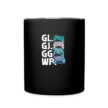 Gaming Controller Headset Video Games Gamer Gaming - Full Colour Mug - black - Front
