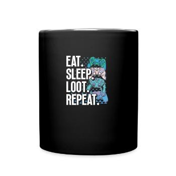 Gaming Stuff Video Game Gamer Gaming Video Games - Full Colour Mug - black - Front
