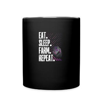 Gaming Zocker PC Gamer Headset Contrôleur Monitor - Mug uni - noir - Devant
