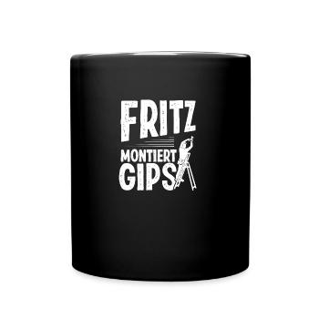 Drywall Installer Craftsman - Full Colour Mug - black - Front