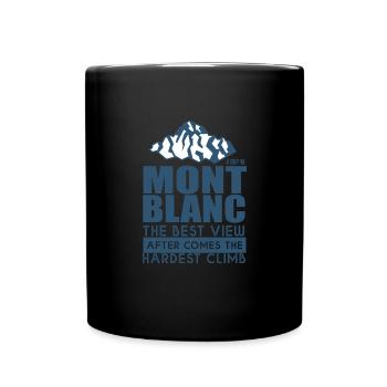 Alpinisme Mont Blanc Randonnée - Mug uni - noir - Devant