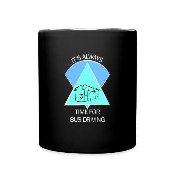 Chauffeur d’autobus scolaire Chauffeur d’autobus scolaire - Mug uni - noir - Devant