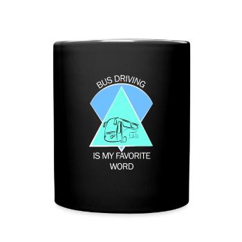 Chauffeur d’autobus scolaire Chauffeur d’autobus scolaire - Mug uni - noir - Devant
