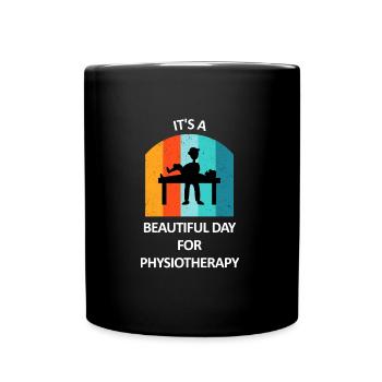 Physiotherapist Humorous Gift Saying Funny - Full Colour Mug - black - Front