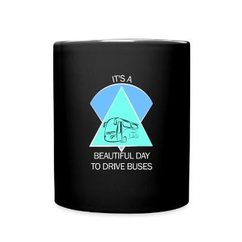 Chauffeur d’autobus scolaire Chauffeur d’autobus scolaire - Mug uni - noir - Devant