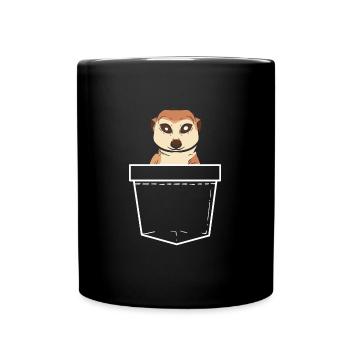 Suricate - Mug uni - noir - Devant