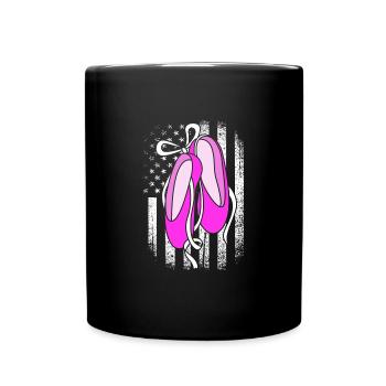 Ballett Ballett-Tänzerin - Tasse einfarbig - Schwarz - Vorne