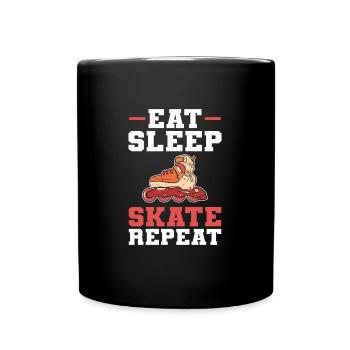 Patins à roulettes Patins à roues alignées - Mug uni - noir - Devant