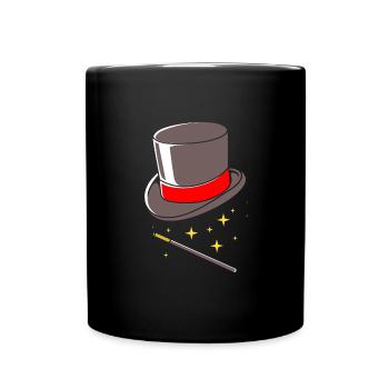 magicien magicien - Mug uni - noir - Devant