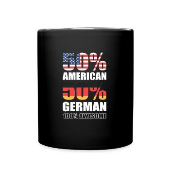 American German - Full Colour Mug - black - Front