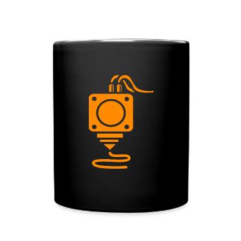 3D Printing - Full Colour Mug - black - Front