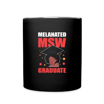 Cérémonie de remise des diplômes de Master Afro - Mug uni - noir - Devant
