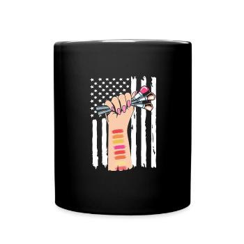 Esthéticien - Mug uni - noir - Devant