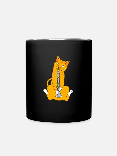 Klarinette - Tasse einfarbig - Schwarz