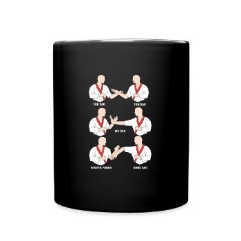 Wing Chun - Full Colour Mug - black - Front