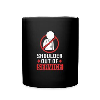 Broken Arm Bone Fracture - Full Colour Mug - black - Front