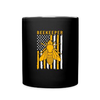 Apiculteur - Mug uni - noir - Devant